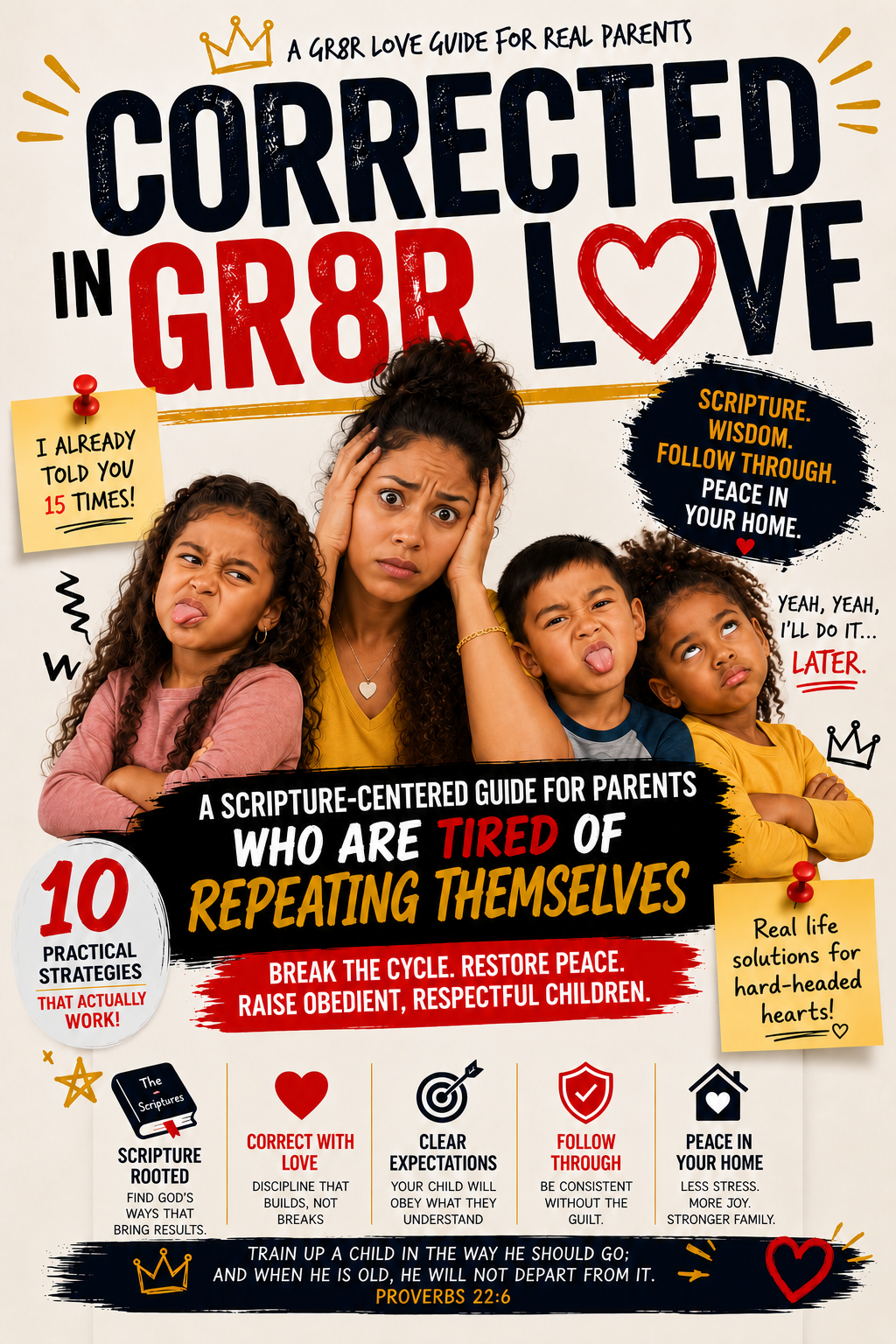 Corrected In GR8R Love | Scripture-Centered Parenting Guide