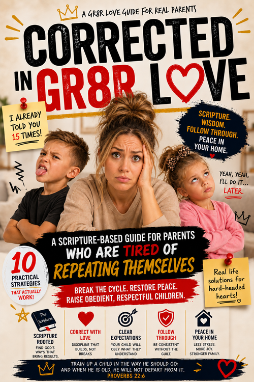 Corrected In GR8R Love | Scripture-Centered Parenting Guide